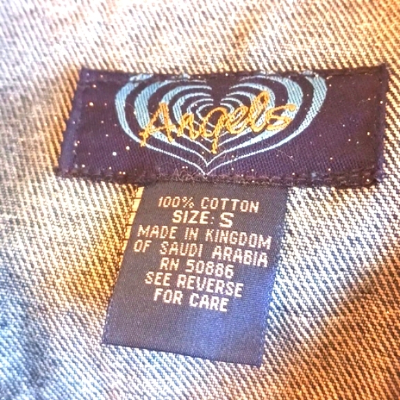 Vintage denim jacket & pants/belt set. Brand- Angel's.. New,see description - Picture 3 of 15